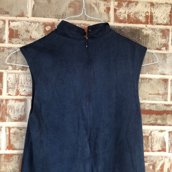 Free People x LENNI Faux Suede Shift Dress XS - Picture 7 of 15